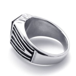 Gem Titanium Ring
