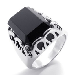 Gem Titanium Ring