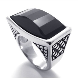 Gem Titanium Ring
