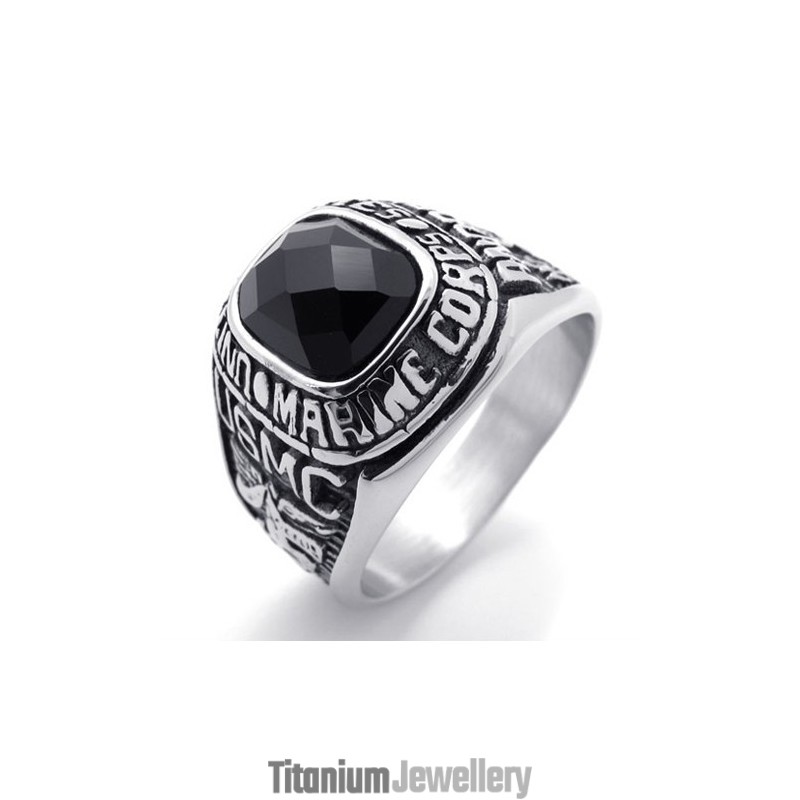 Gem Titanium Ring Gem Titanium Ring