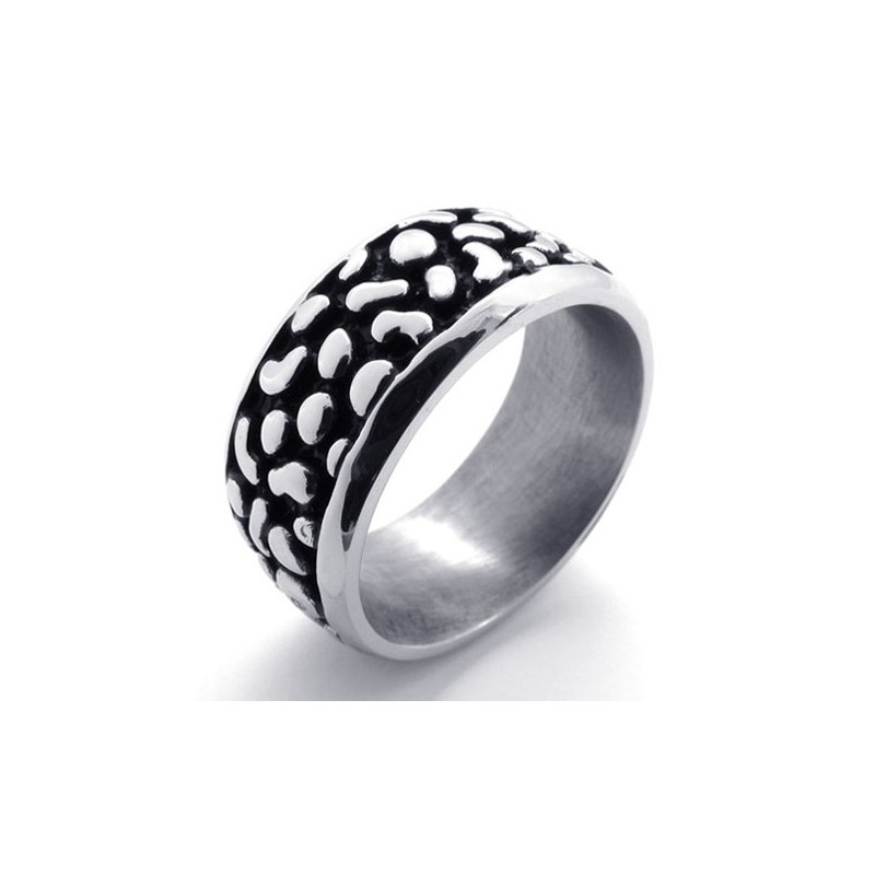 Black Vintage Titanium Ring Black Vintage Titanium Ring