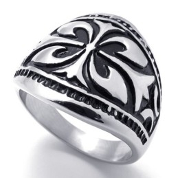 Cross Titanium Ring