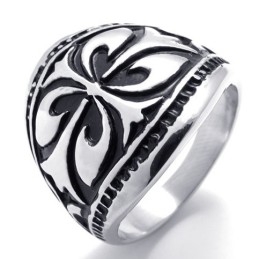 Cross Titanium Ring