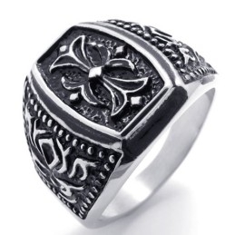Crown Titanium Ring