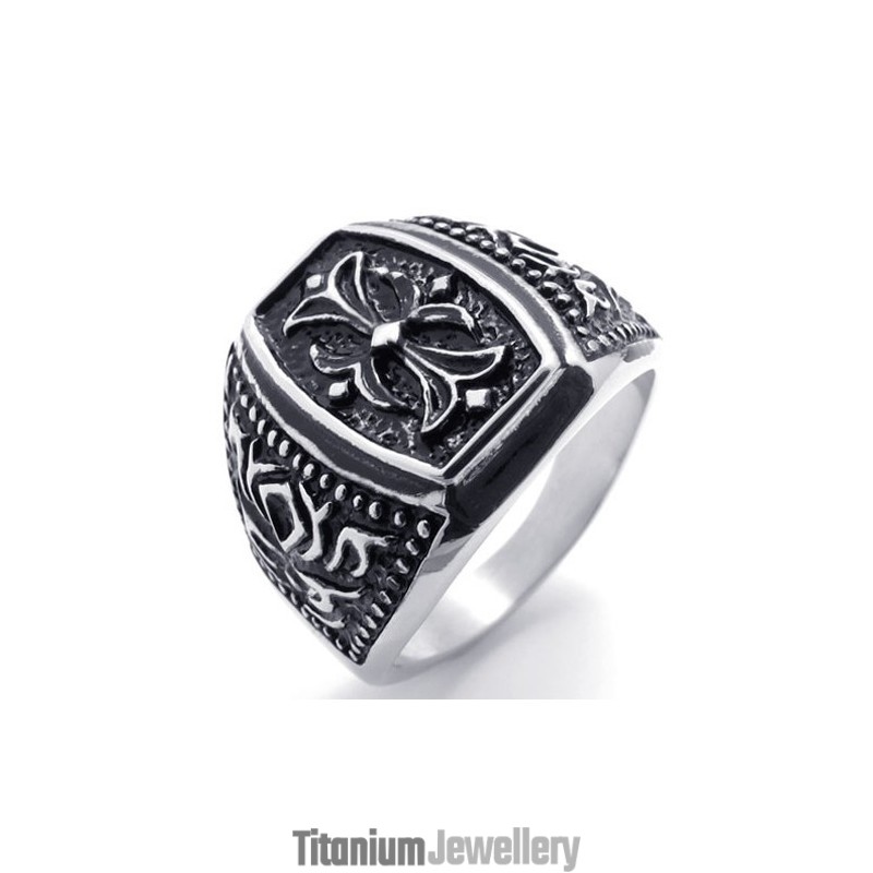 Crown Titanium Ring Crown Titanium Ring