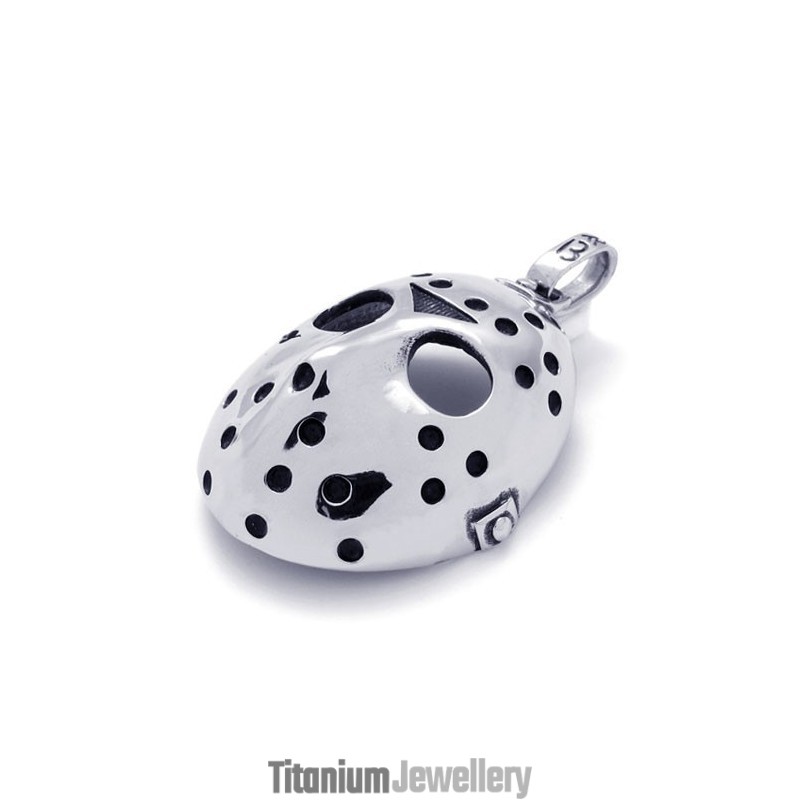 Titanium Mask Pendant Titanium Mask Pendant