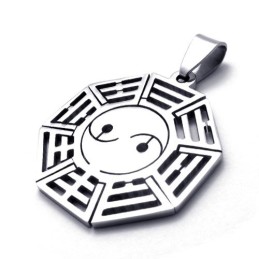 Titanium Taichi Pendant