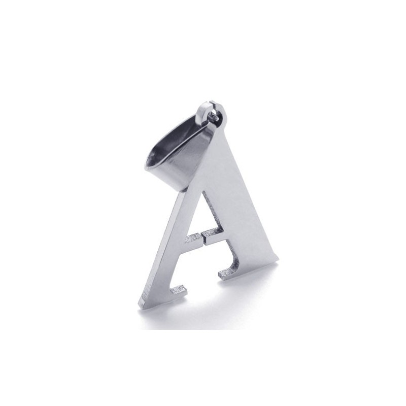 Letter "A" Titanium Pendant Letter "A" Titanium Pendant
