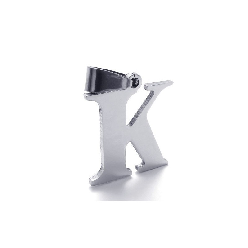 Titanium Letter "K" Pendant Titanium Letter "K" Pendant