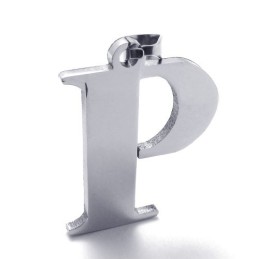 Titanium Pendant For Letter "P"