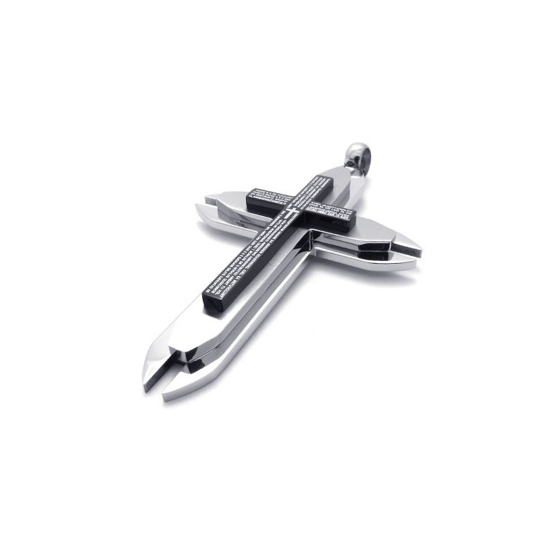 Three Layers Titanium Cross Pendant Three Layers Titanium Cross Pendant
