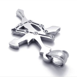 Capricorn Titanium Rhinestones Pendant