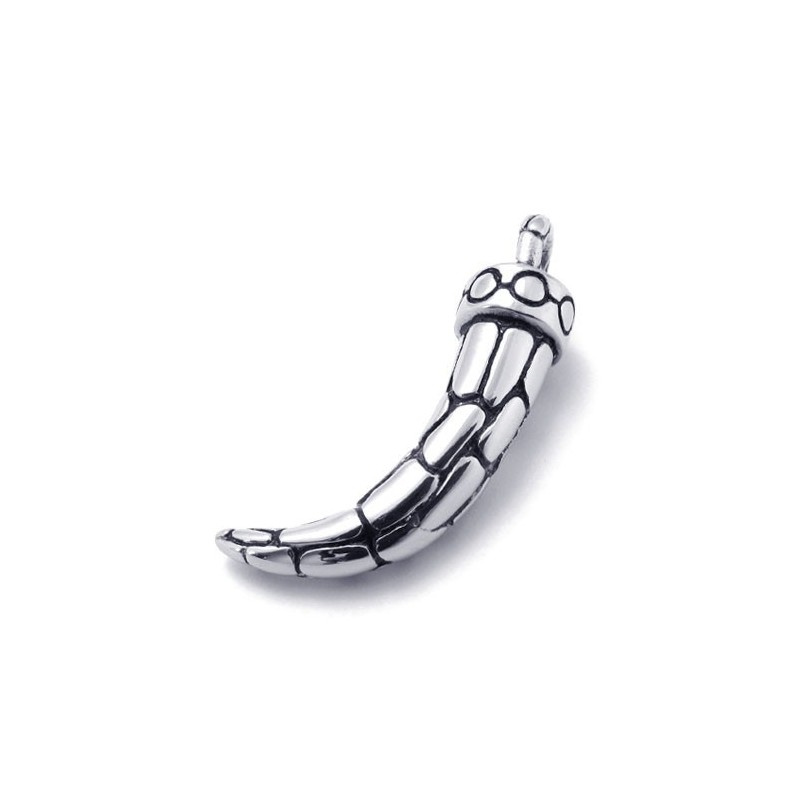 Titanium Ox Horn Pendant Titanium Ox Horn Pendant