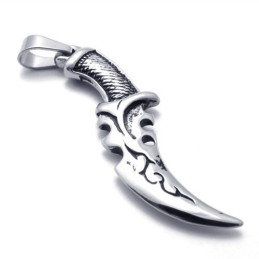 Knife Titanium Pendant