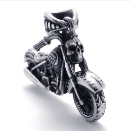 Titanium Motorcycle Pendant
