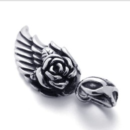 Titanium Feather Pendant