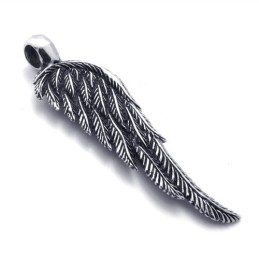 Feather Titanium Pendant