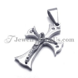 Fashion WoMen's Titanium Cross For Jesus Pendant