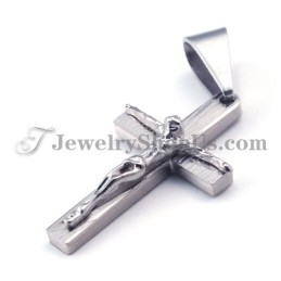 Titanium Cross Of Jesus Pendant For Women