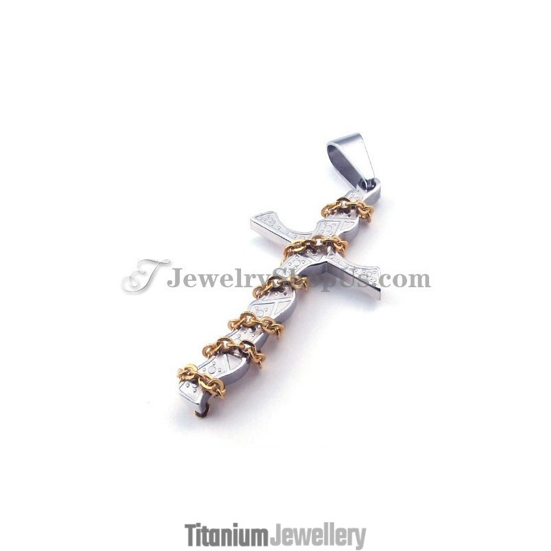 Elegant Titanium Cross Pendant Elegant Titanium Cross Pendant