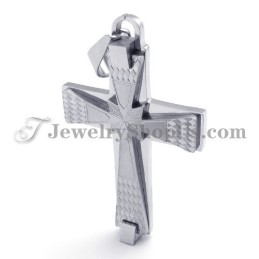 Elegant Titanium Cross Pendant