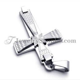 Elegant Titanium Cross Pendant
