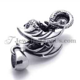 Dragon Titanium Pendant With Zircon