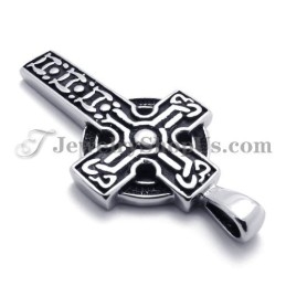 Elegant Cross Titanium Pendant