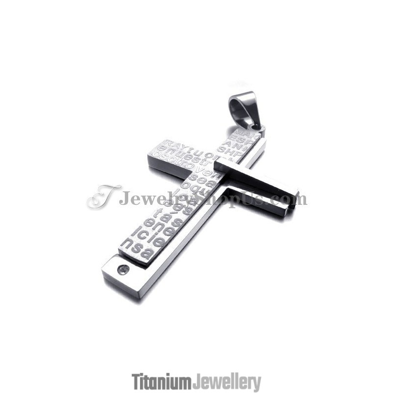 Gorgeous Cross Titanium Pendant Gorgeous Cross Titanium Pendant