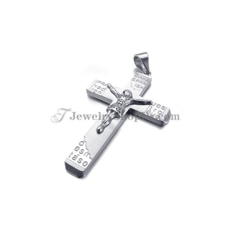 Gorgeous Titanium Cross Of Jesus Pendant