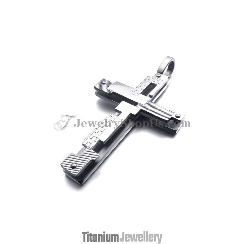 Fashion Titanium Cross Pendant