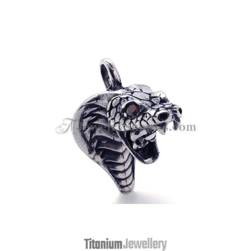 Fashion Cobra Pendant With Zircons Fashion Cobra Pendant With Zircons