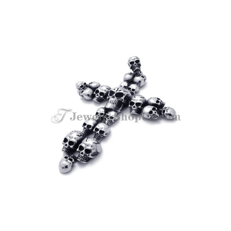 Fashion Skulls Cross Titanium Pendant Fashion Skulls Cross Titanium Pendant