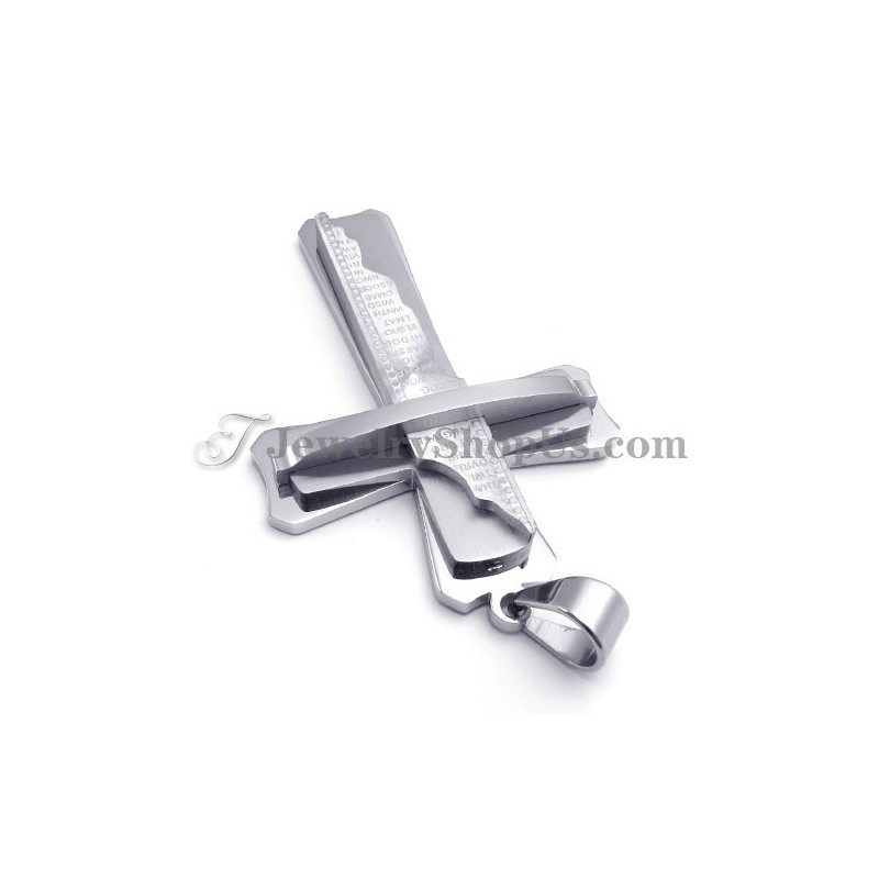 Gorgeous Silver Titanium Cross Pendant Gorgeous Silver Titanium Cross Pendant