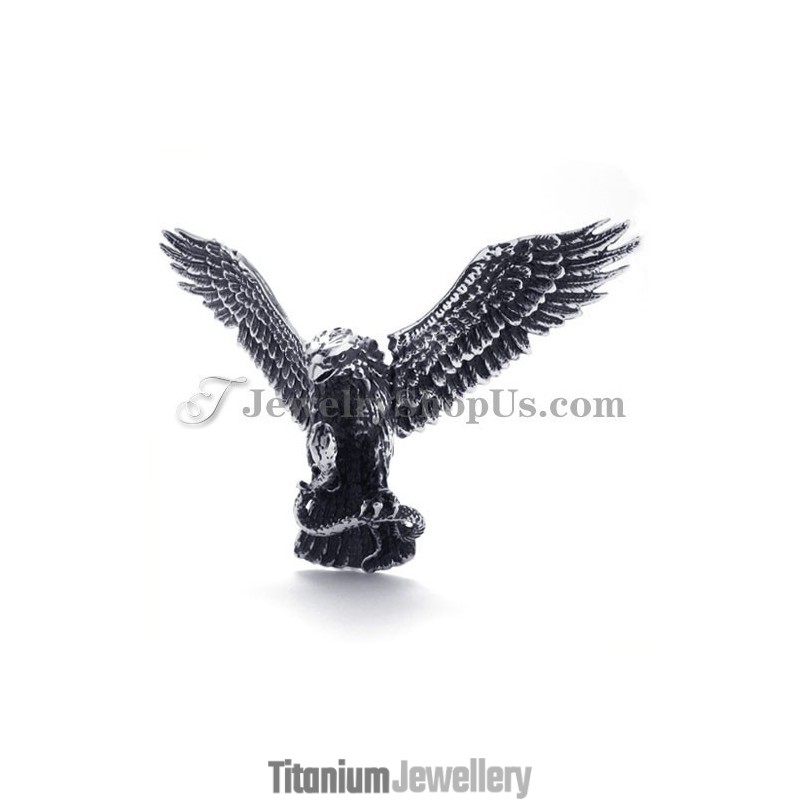 Eagle And Snake Titanium Pendant Eagle And Snake Titanium Pendant