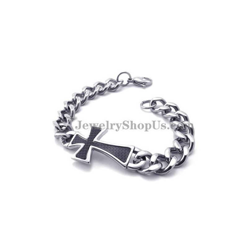 Fashion Titanium Cross Bracelet