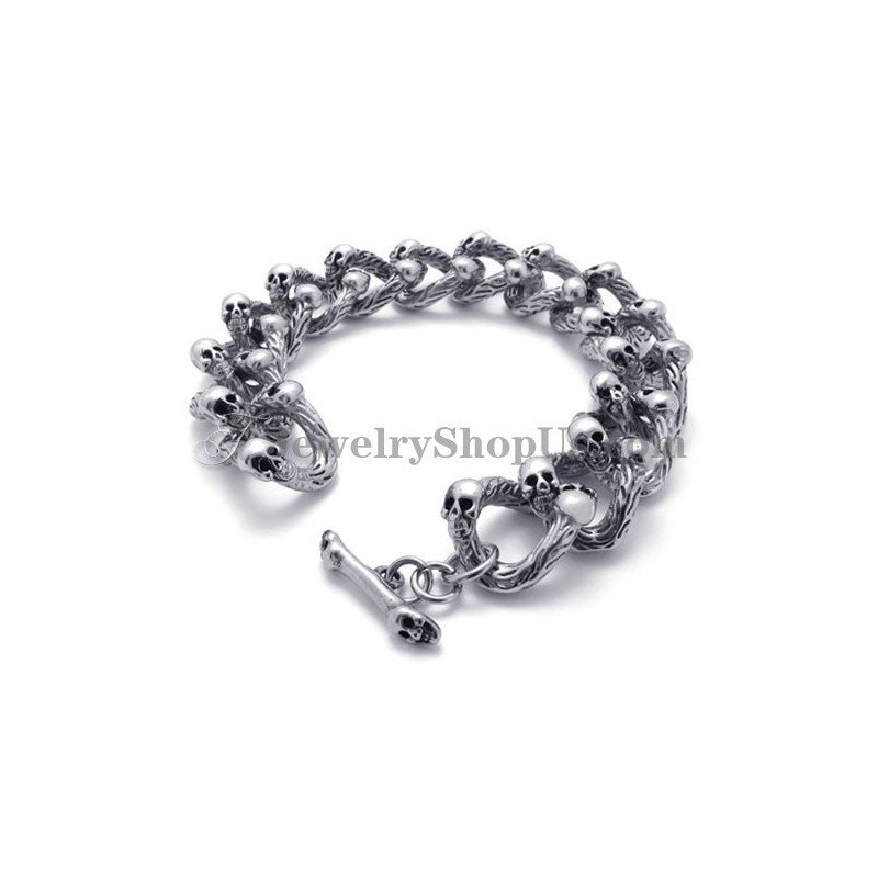 Fashion Titanium Skulls Bracelet Fashion Titanium Skulls Bracelet