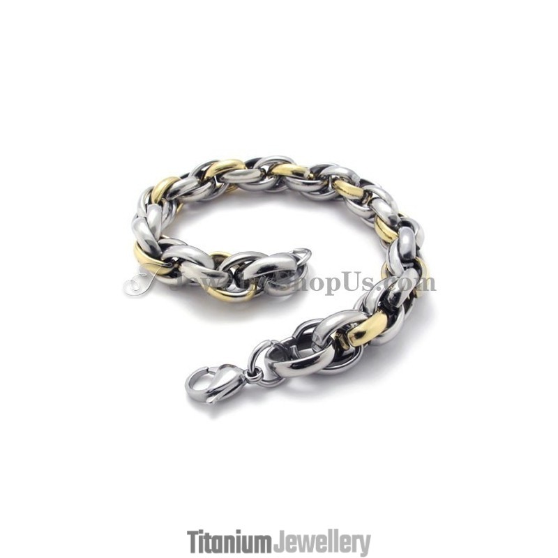 Fashion Gold Titanium Bracelet Fashion Gold Titanium Bracelet