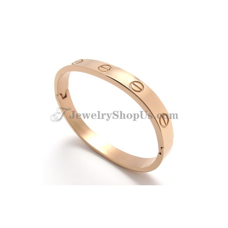 Elegant Titanium Rose Gold Bracelet For Women Elegant Titanium Rose Gold Bracelet For Women