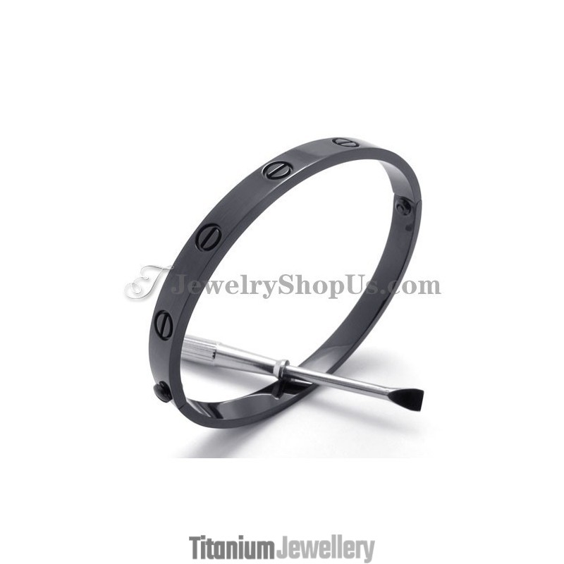 Elegant Black Titanium Bracelet For Women Elegant Black Titanium Bracelet For Women