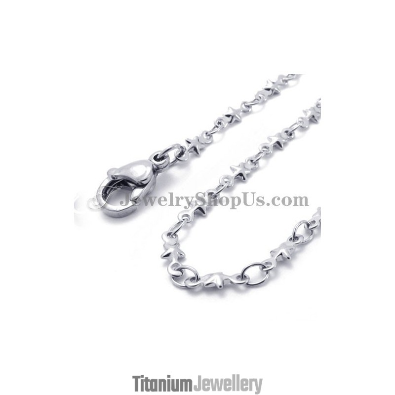 Gorgeous Titanium Stars Necklace Gorgeous Titanium Stars Necklace