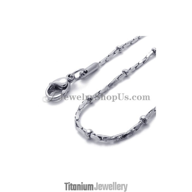 Fashion Silver Titanium WoMen's Chain Fashion Silver Titanium WoMen's Chain