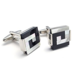 Finely Processed Color Brilliancy Superior Quality Titanium Cufflinks