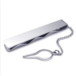 Elegant Shape Color Brilliancy Superior Quality Titanium Tie Clips