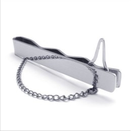 Elegant Shape Color Brilliancy Superior Quality Titanium Tie Clips