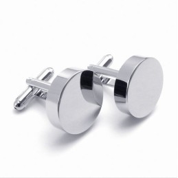 Skillful Manufacture Color Brilliancy Excellent Quality Titanium Cufflinks
