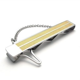 Finely Processed Color Brilliancy Superior Quality Titanium Tie Clips