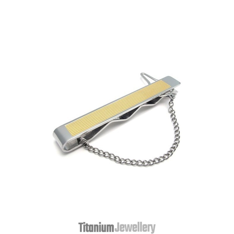 Deft Design Color Brilliancy Reliable Quality Titanium Tie Clips