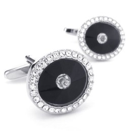 Elegant Shape Delicate Colors High Quality Titanium Cufflinks