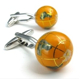 Sophisticated Technology Colorful Brilliancy Excellent Quality Titanium Cufflinks